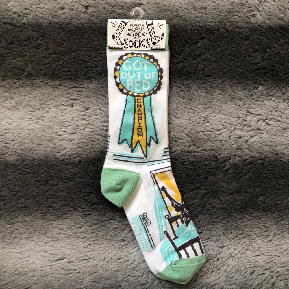 BRAND NEW Primitives By Kathy LOL Champion Socks